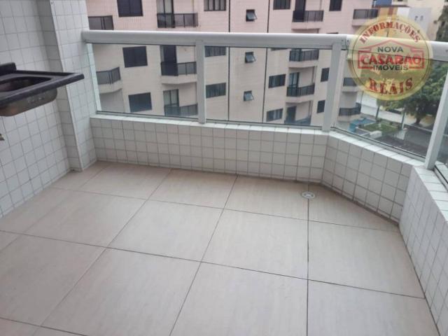 Apartamento com 2 dormitórios à venda, 71 m² por R$ 249.000 - Caiçara - Praia Grande/SP - Foto 3
