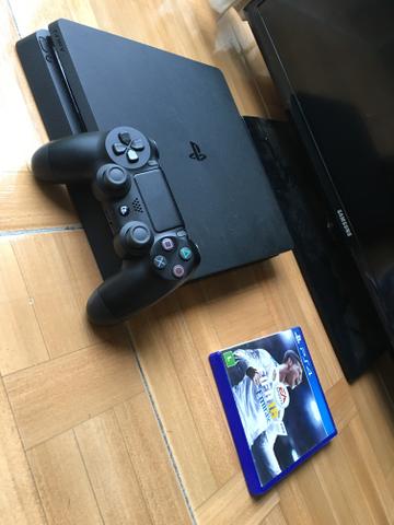 Ps4 slim + tv Led 32 R$ 1.999 a vista (aceito cartão, LEIA) - Foto 2