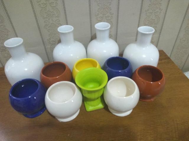 Kit vasos de flor