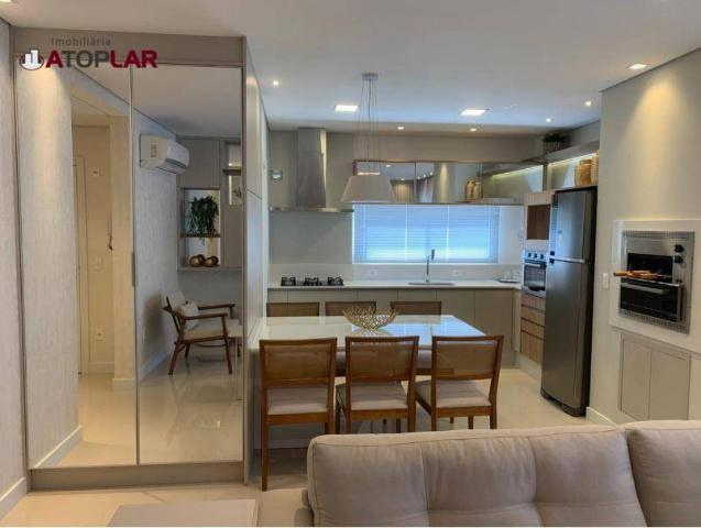 Apartamento garden com 3 dormitórios à venda, 208 m² por r$ 1.230.000,00 - pioneiros - bal - Foto 6