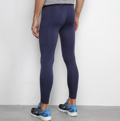 calça legging masculina azul