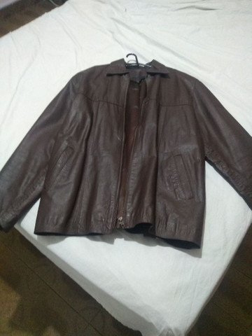 jaqueta de couro usada olx