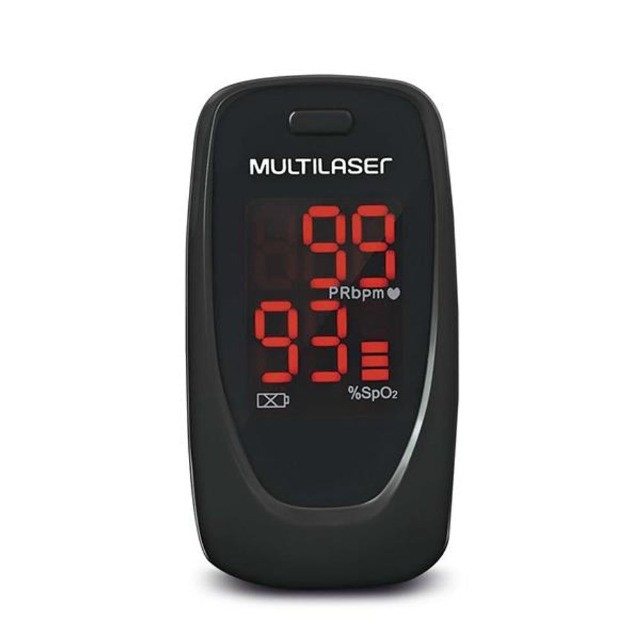 Oximetro De Pulso Multilaser Oxygen Check Preto inmetro - Foto 2