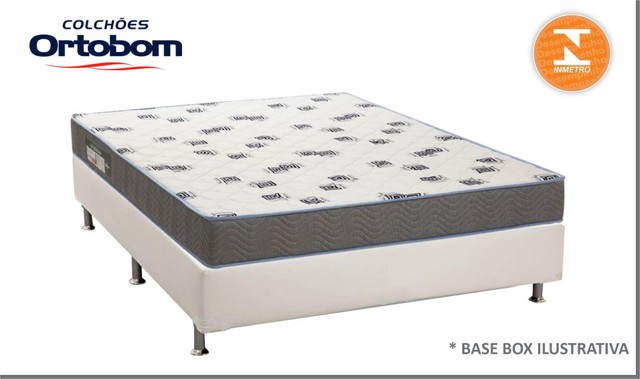 Quarto cama colchão Box casal ortobom - Foto 2