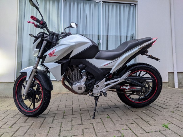 HONDA CB TWISTER 250 ANO 2016 BRANCA FLEX 