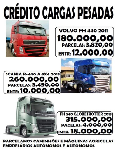 PARCELAMENTO DE CAMINHÕES