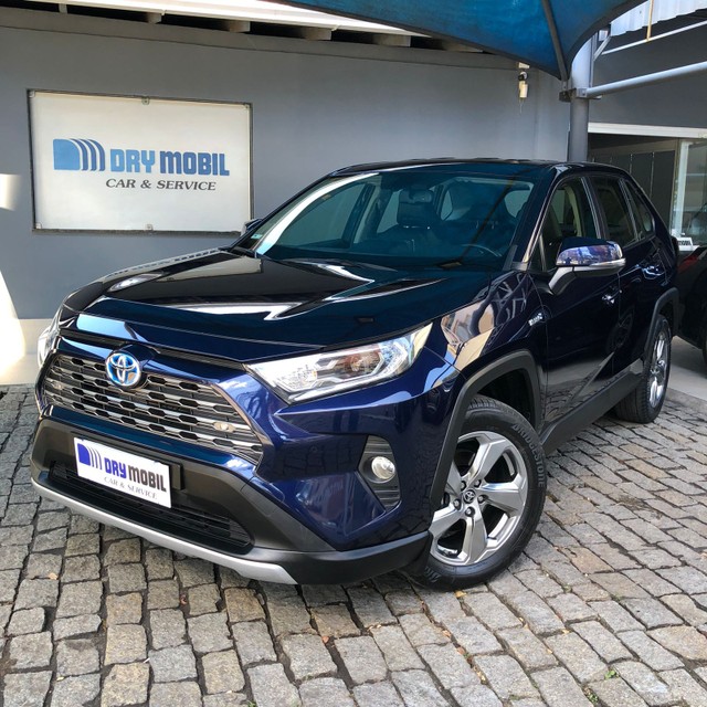 TOYOTA RAV 4 2.5 S HYBRID 2019 AZUL TOPÁZIO
