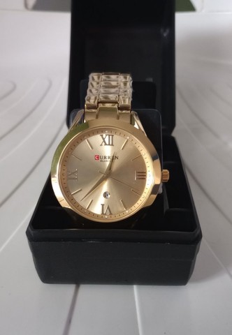Relógio Feminino Dourado  - Foto 4