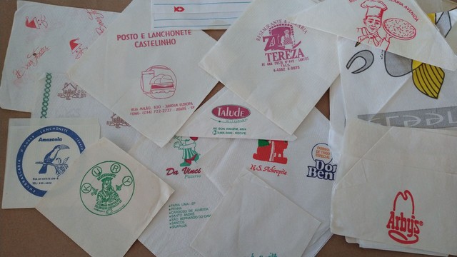 100 Guardanapos de Restaurantes do Brasil (Coleção) - Foto 3