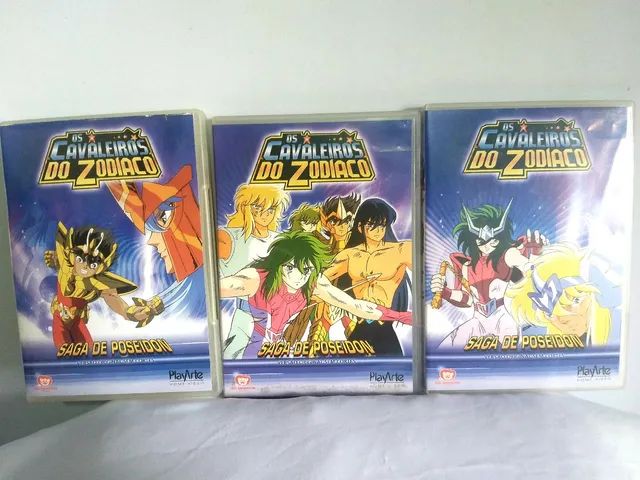 Dvd Os Cavaleiros do zodíaco box Poseidon