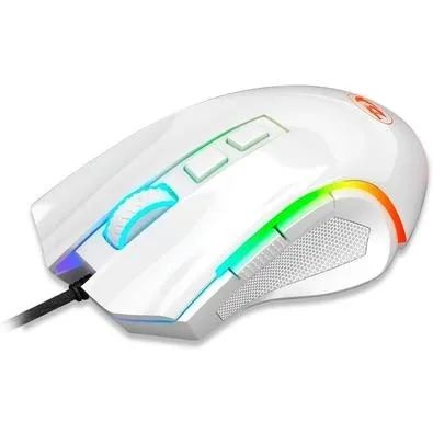 Mouse Gamer Redragon Griffin Lunar White M607W 7.200DPI - WZetta - Foto 2