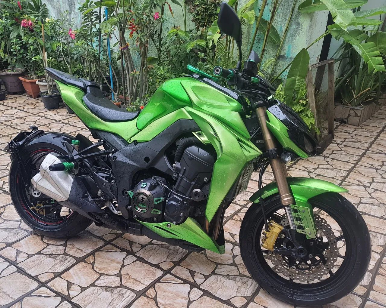 Kawasaki z1000 2015- doc ok - 48 000km - leilao - Foto 10