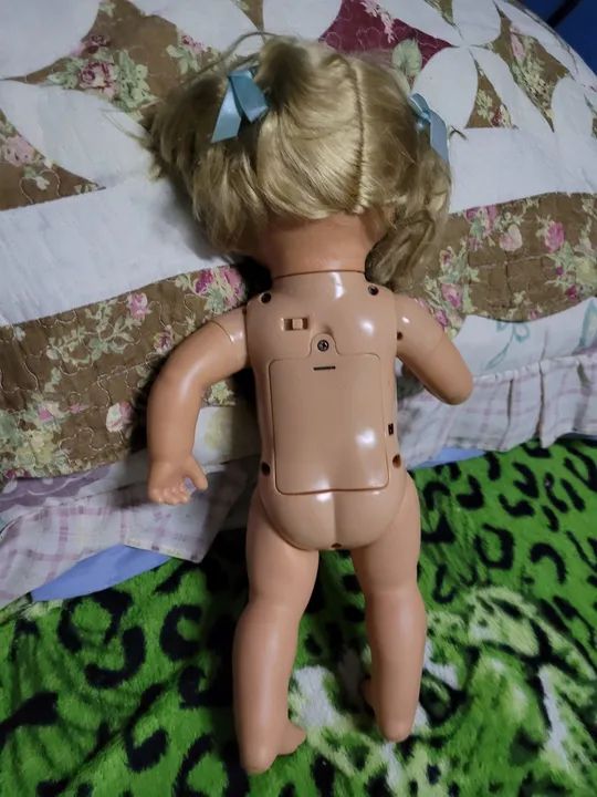 Boneca Little Mommy hora do xixi Antiga  - Foto 4