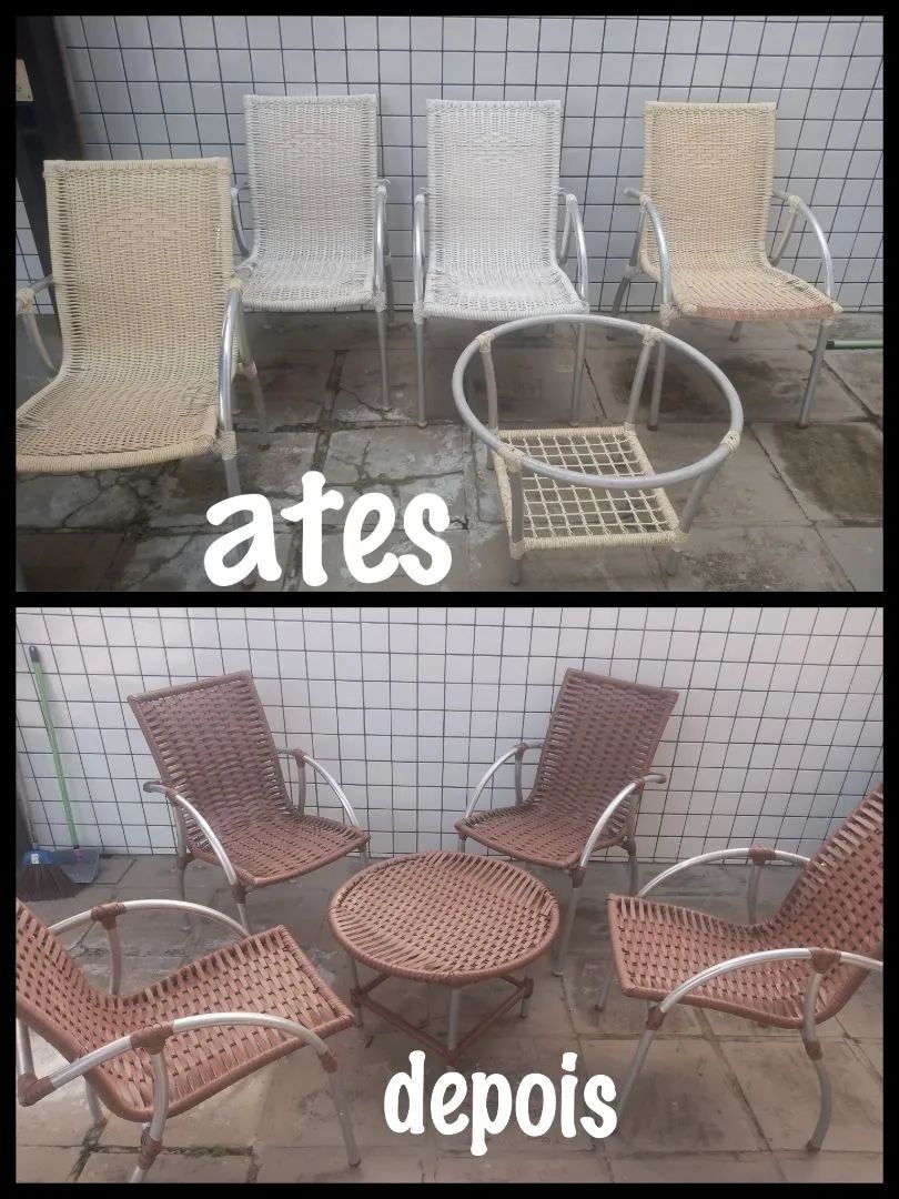Reformamos cadeira jogo de terraço etc. - Foto 2