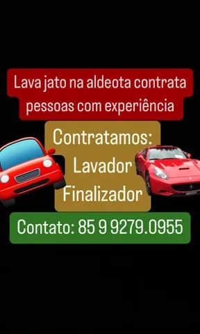 Vaga para Lavador e Finalizador 