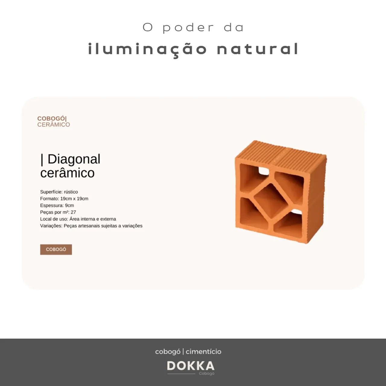 Cobogó cerâmico 65082638991362122