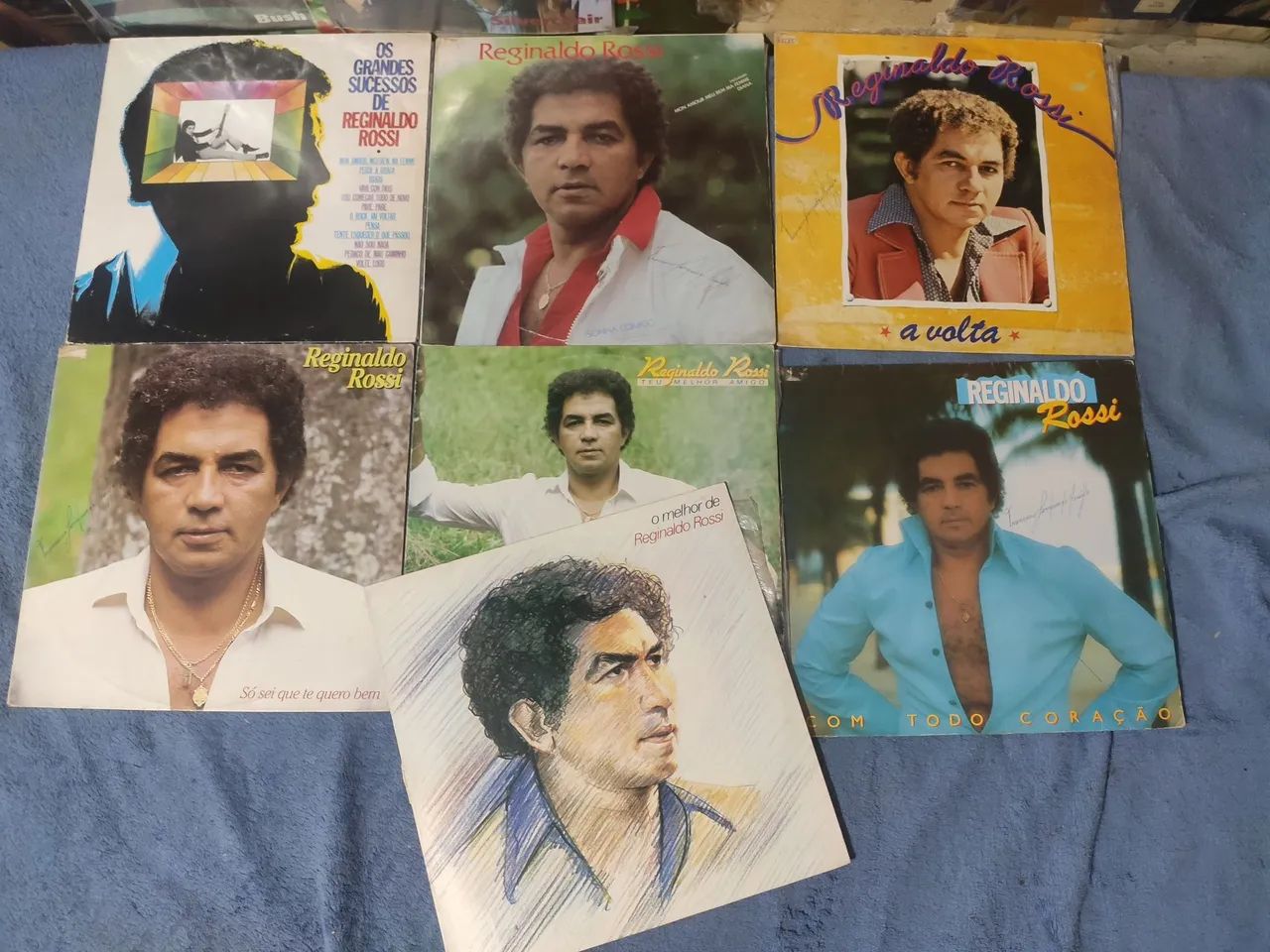 Reginaldo Rossi 7 lp vinil lps raros e comuns 