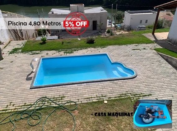 CA- Piscina 4,80 completa c/Casa Maquinas !