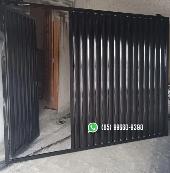 Portão Corrediço em Aço Galvanizado - R$1.500