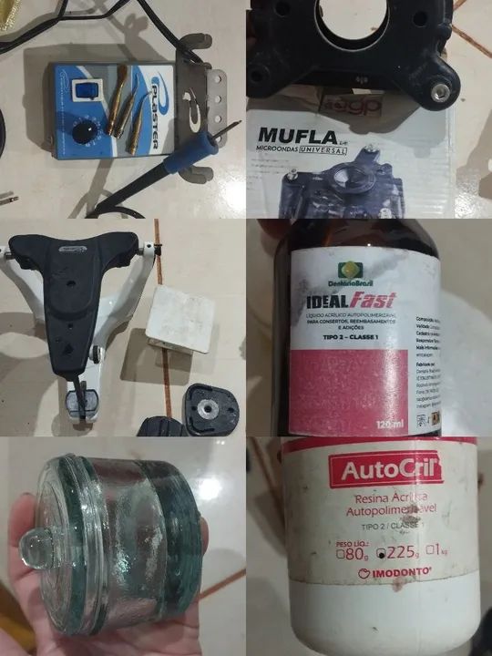 articulador semi ajustável e vários produtos para lllpróltese - Foto 2