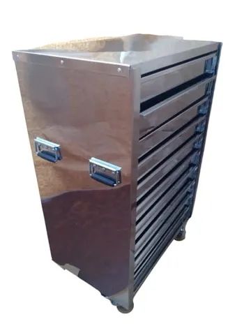 Gaveteiro Termico Para Pastel Inox Feira Livre Pasteleiro - Foto 5