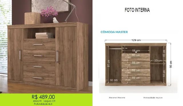 Cômoda - a pronta entrega   - Foto 3