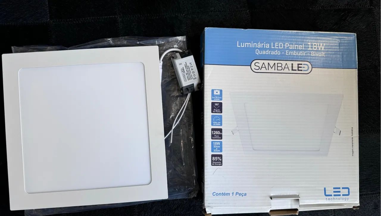 Luminária led 18w bivolt  - Foto 4