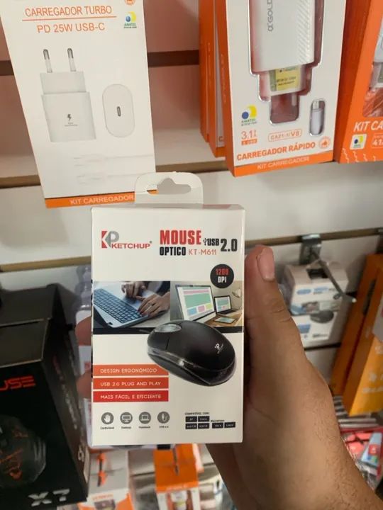 Mouses com e sem fio 