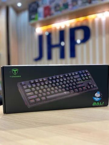 Teclado Mecânico Gamer T-Dagger Bali RGB Switch Azul T-TGK311 - Loja Fisica 