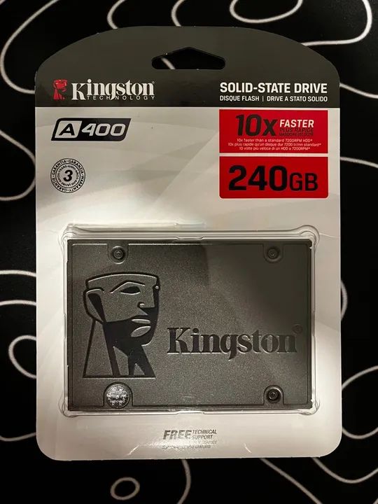 SSD Kingston A400 240GB - Novo