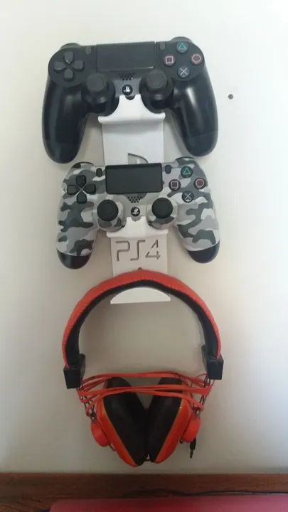 Suporte De Parede Para 2 Controles E 1 Headset De Xbox Ps3 Ps4 - Foto 4