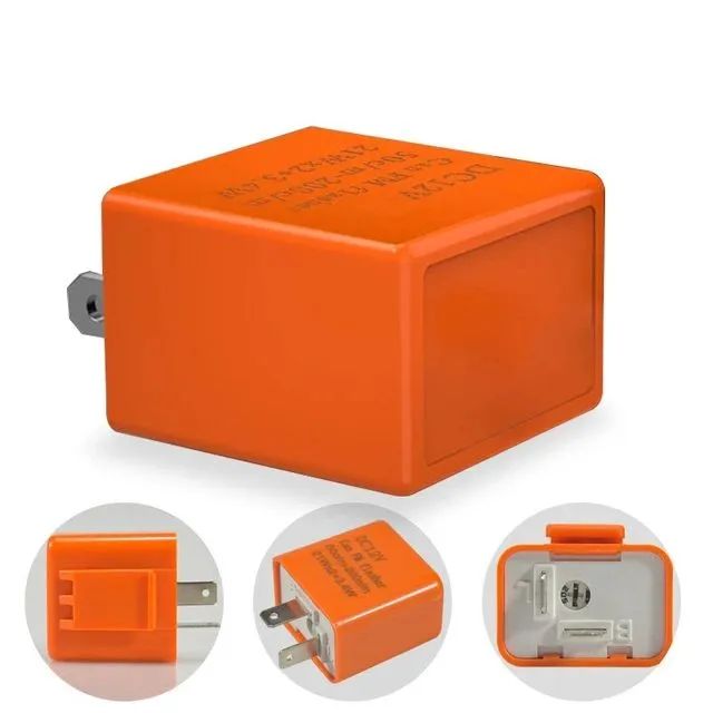 Motocicleta LED Relé Freqüência Ajustável, Acessórios Moto, 2Pin  TITAN, FAN, BROS<br>