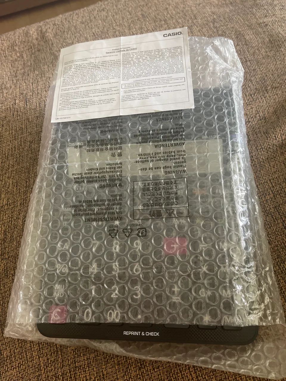 Calculadora Casio Hr-150 com impressão Bobinas , produto Novo - Foto 2