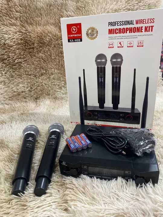 Kit Microfone Sem Fio Profissional Kapaom KA-M88