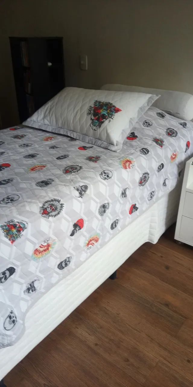 cobreleito e jogo de lençol solteiro king Kacyumara linha Inovvi modelo Rock. - Foto 2