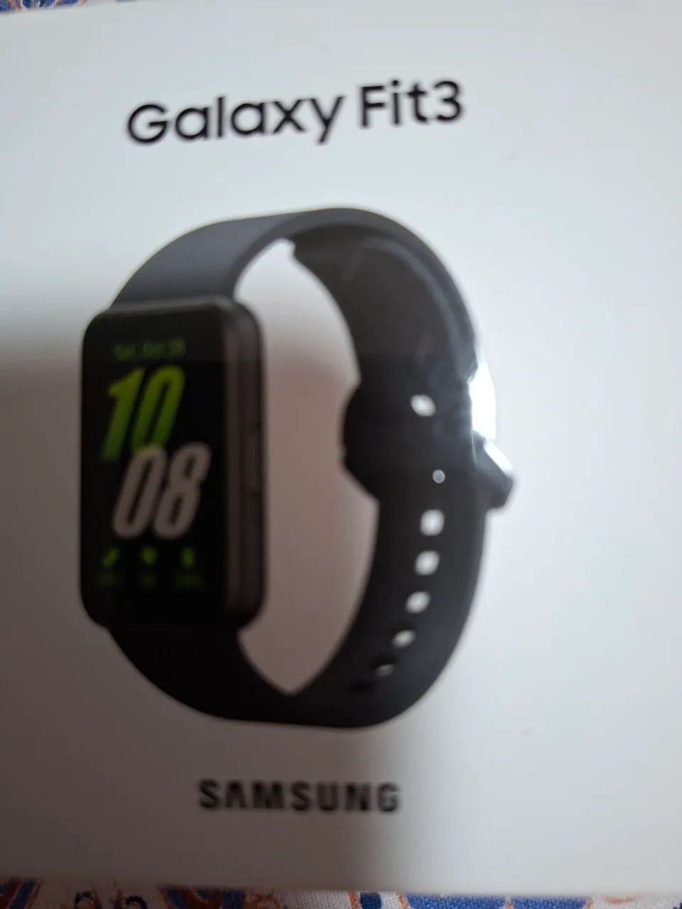 Vendo Relógio Galaxi Fit 3  Samsung na embalagem, sem uso..