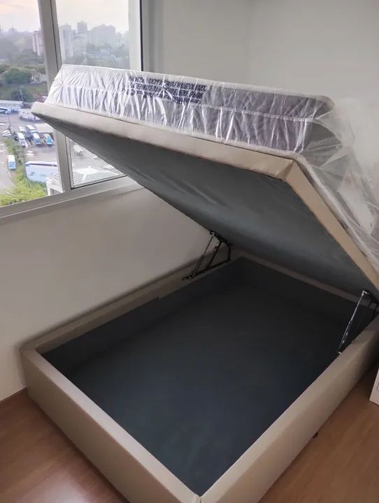 Cama Box com Baú - Novo - Foto 4