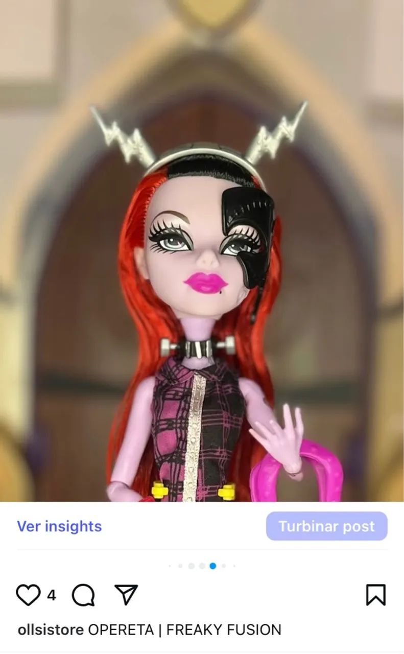 Boneca Monster High Operetta Freaky Fusion - Foto 4