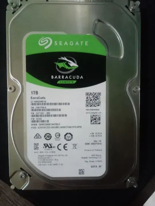 HD SEAGATE 1TB BARRACUDA