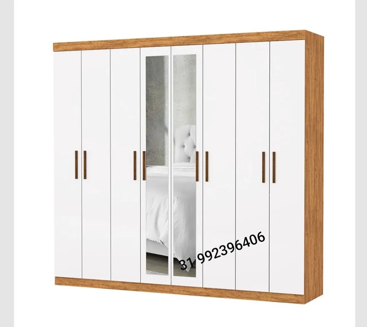 Guarda roupa novos 6 portas 
