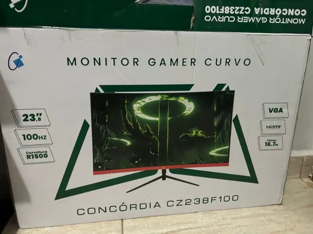 Munitor Gamer curvo 100hz HDMI e VGA!!