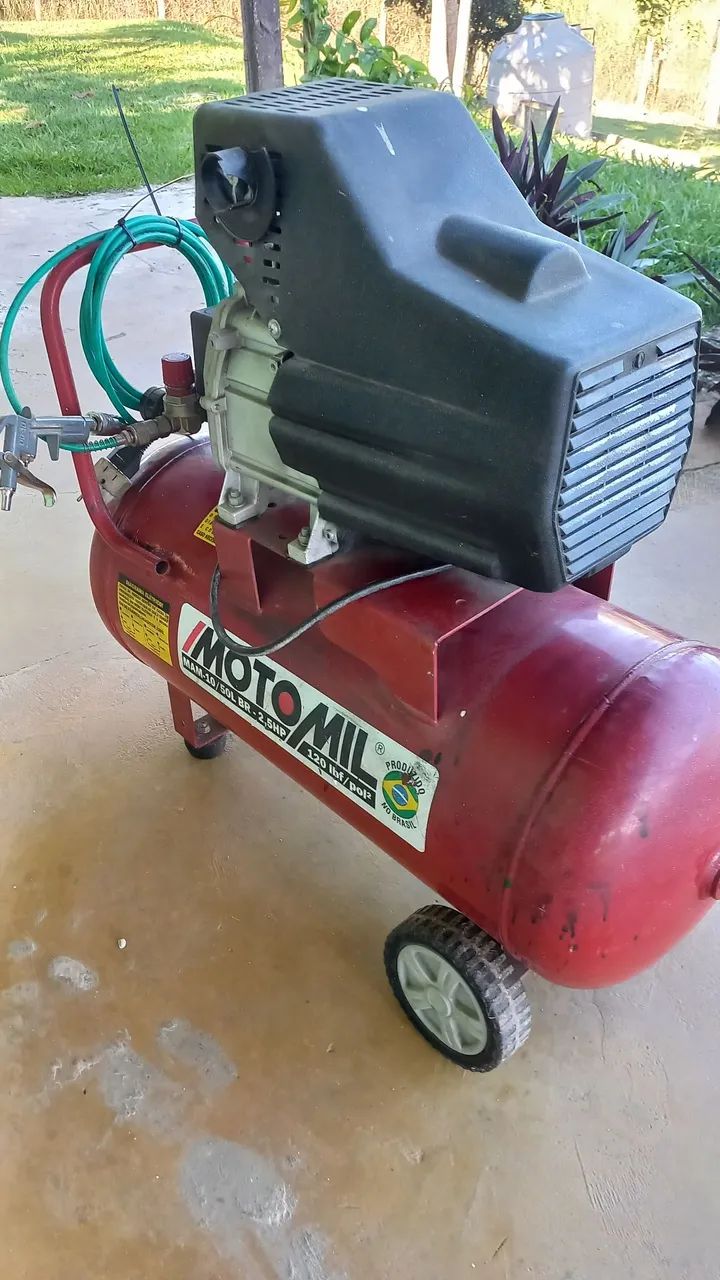 Compressor de ar MotoMil 10/50L 2,5HP Bivolt - Foto 2
