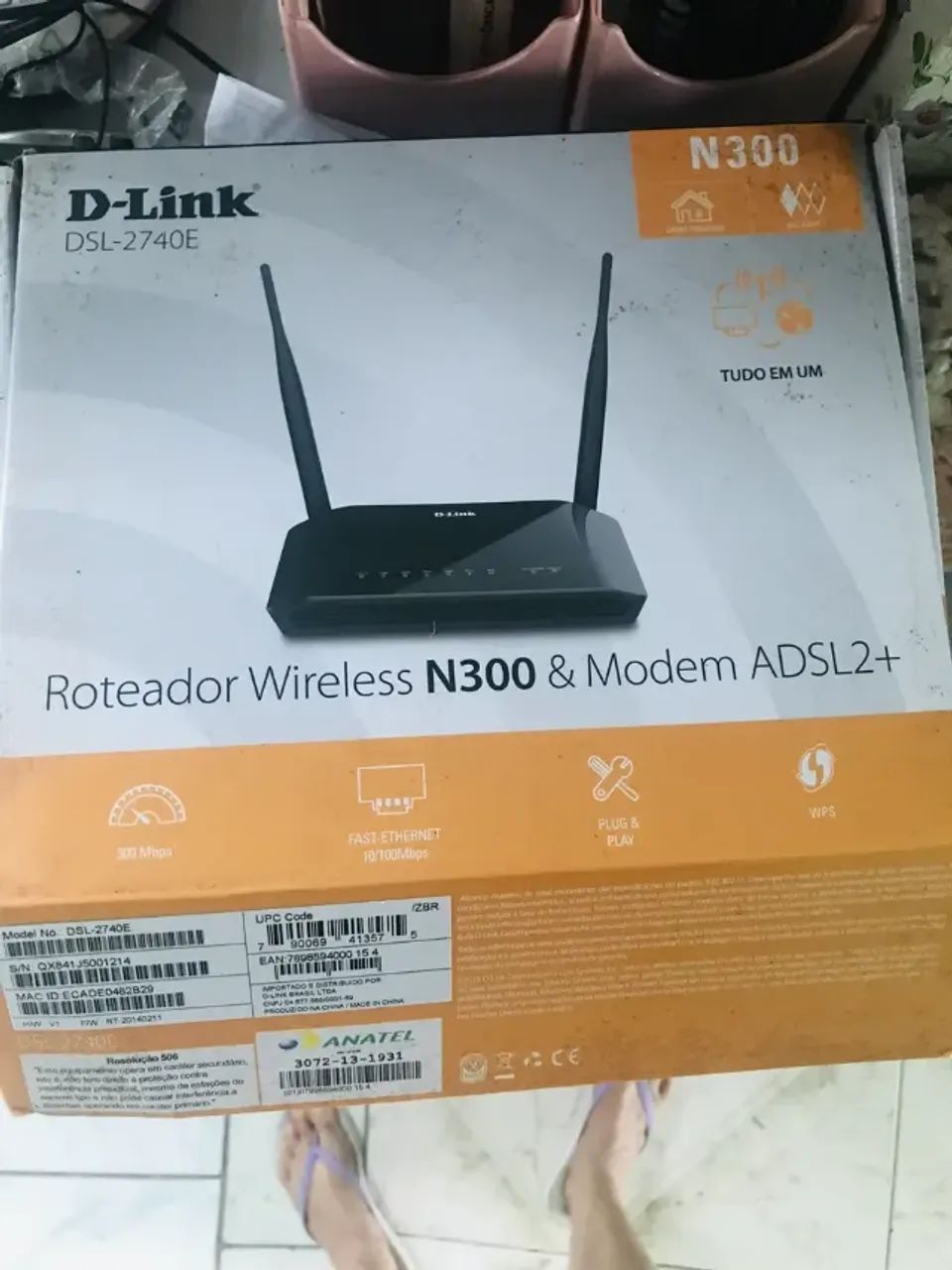 Roteador Modem D-link Dsl-2740e Wireless N300 Adsl2 - Foto 3
