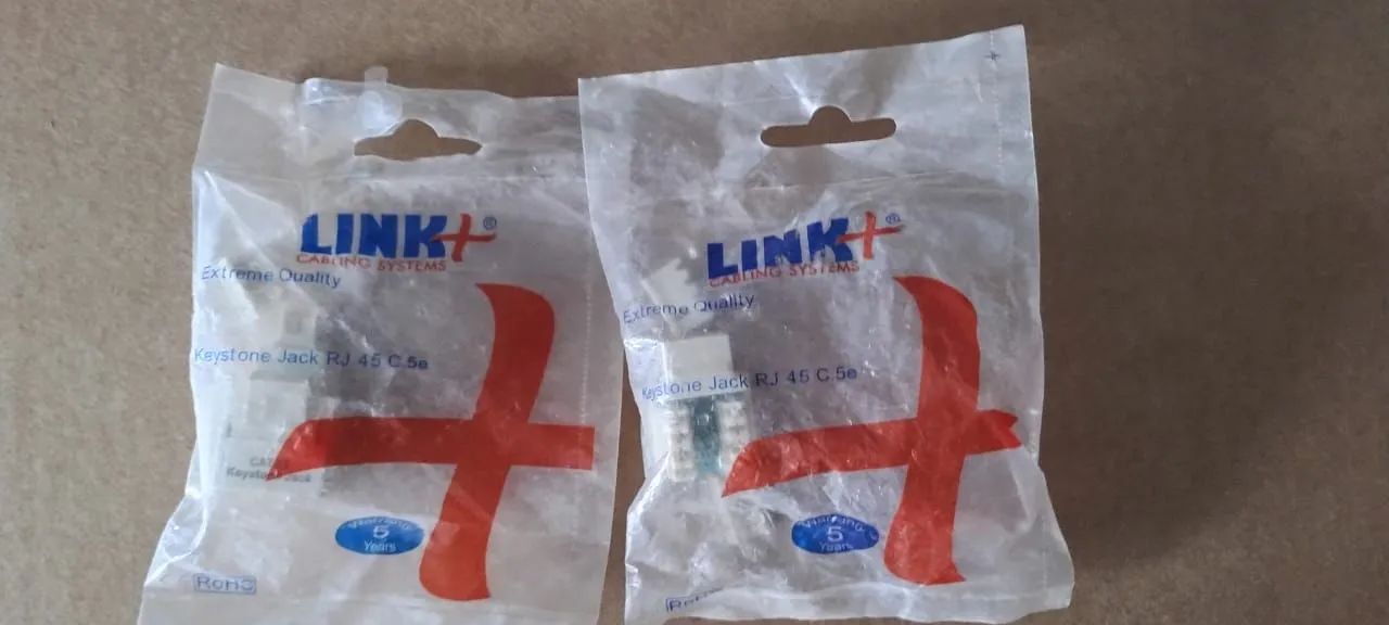 Conectores Keystone RJ45 Cat.5e - 8 Unidades - Foto 3