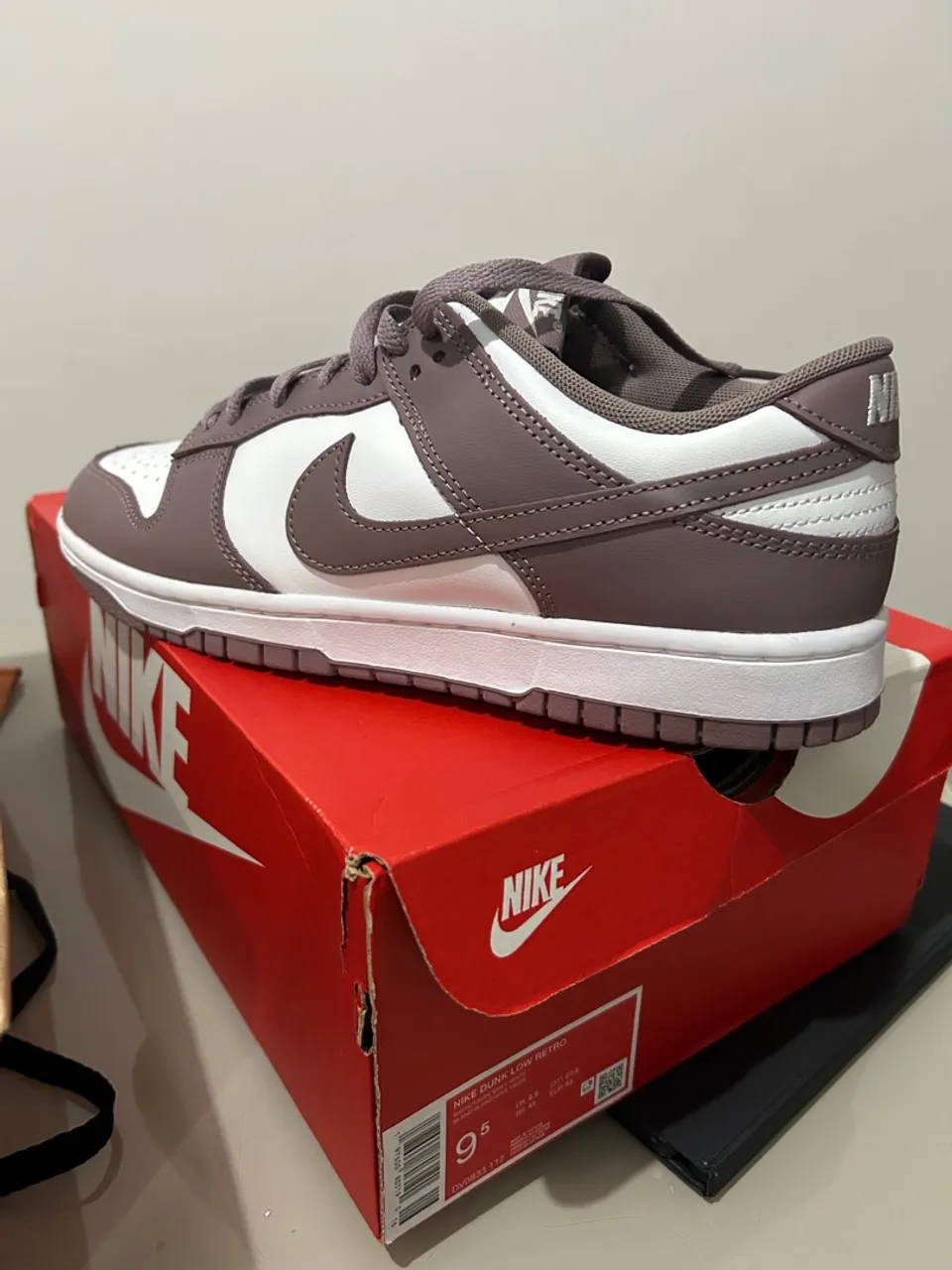 Nike Dunk Low Retro - Marrom e Branco