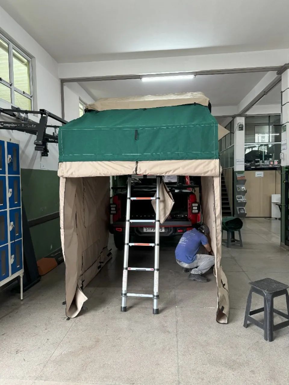 Barraca de teto automotiva Camping's World - Foto 2