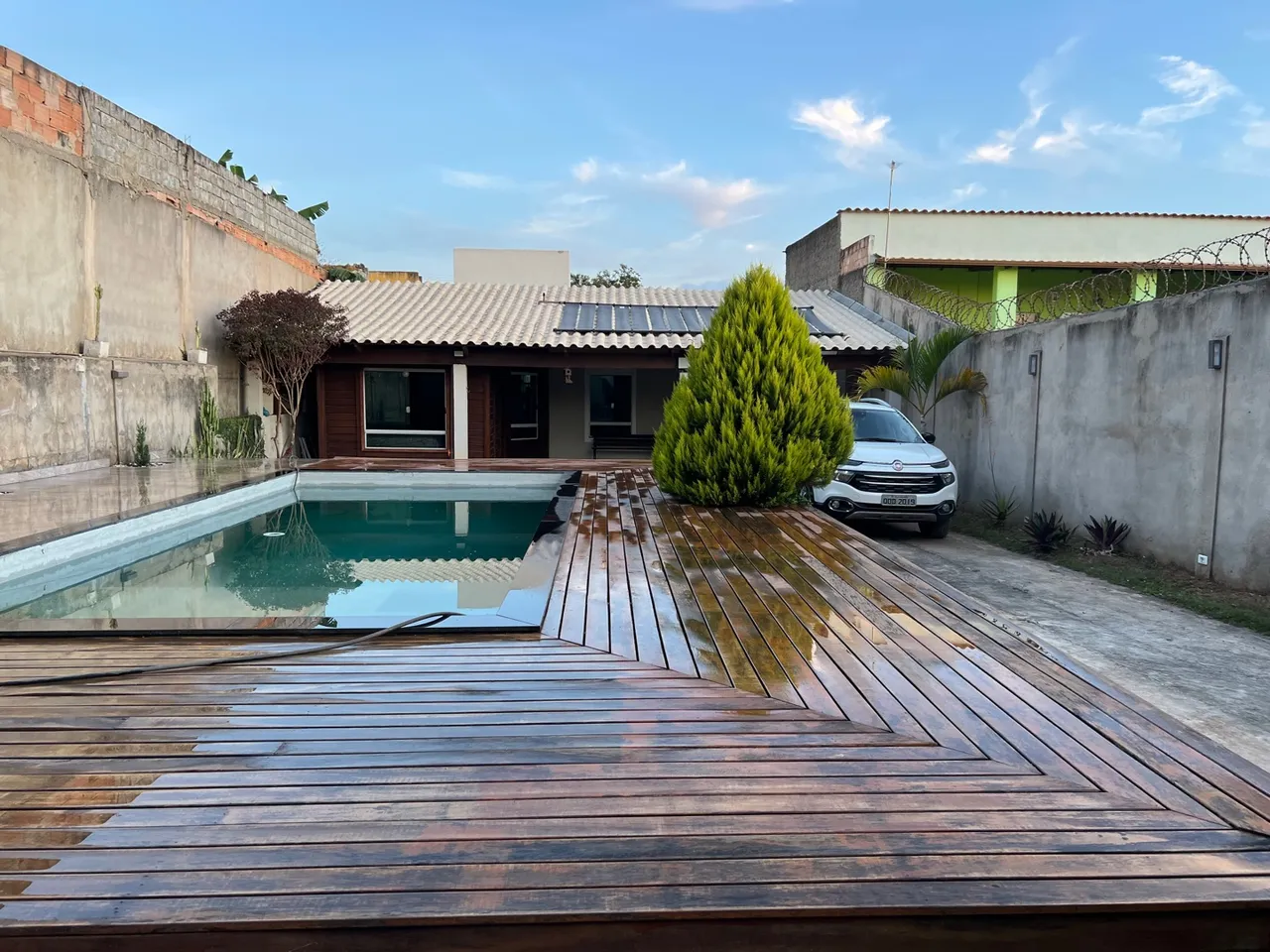 Casa de campo com piscina