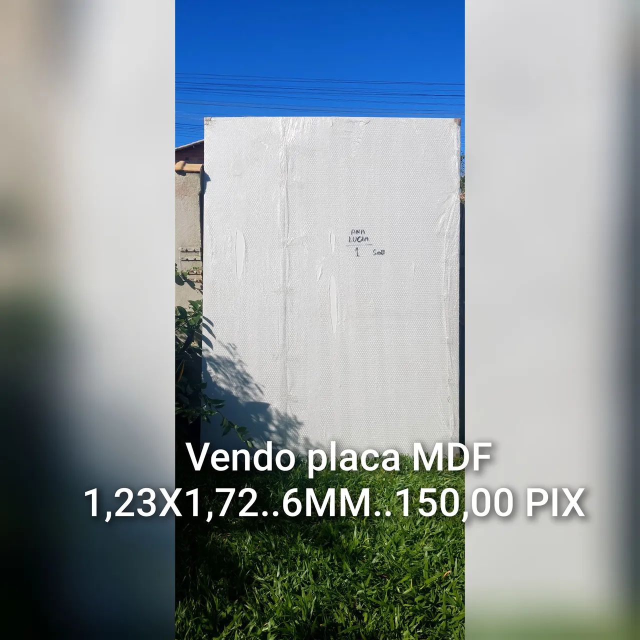 Placa MDF branca