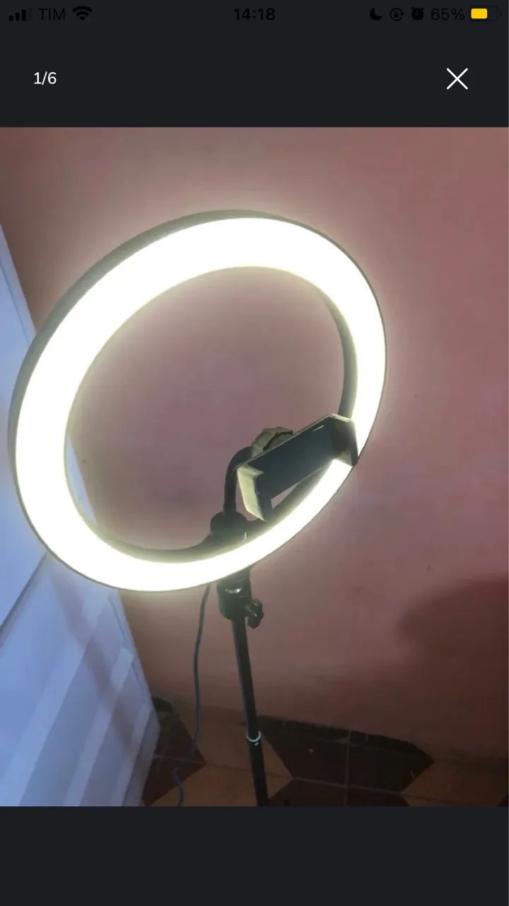 Ring Light para celular - Iluminação profissional