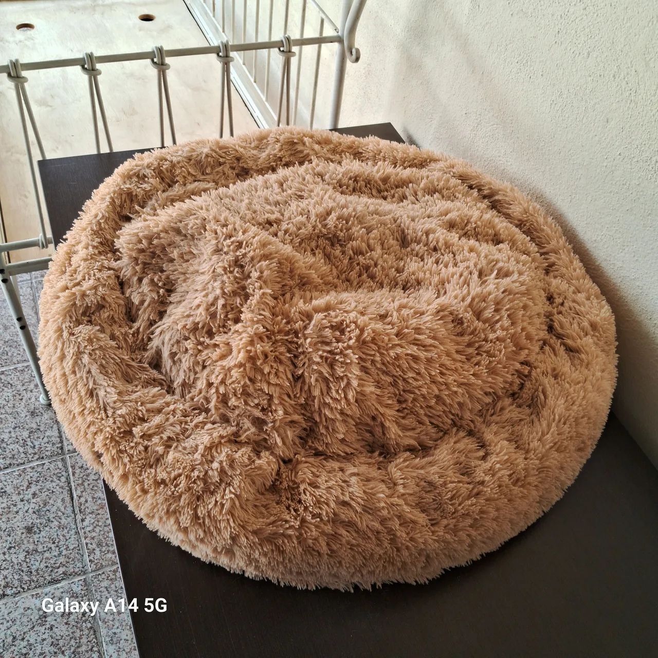 Cama para cachorro/cães ou gatos pelúcia marrom